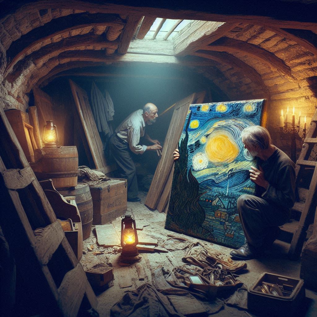 Objets de valeurs Tableau van Gogh – Vide maison